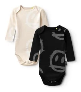 2-pack smile onesie