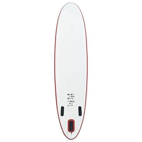 Aisifx Inflatable Stand Up Paddleboard Set Red and White