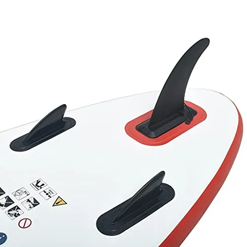 Aisifx Inflatable Stand Up Paddleboard Set Red and White