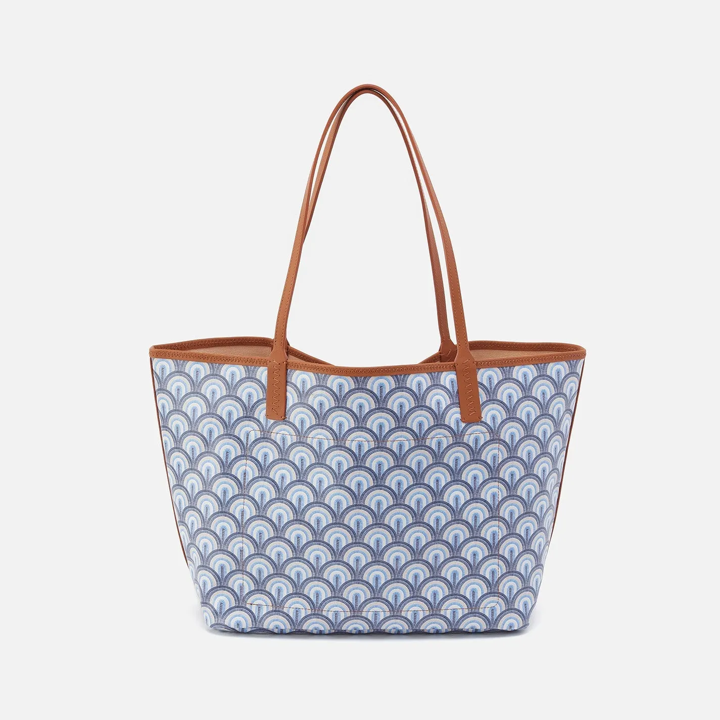 All That Tote In Coated Canvas - Soft Ocean