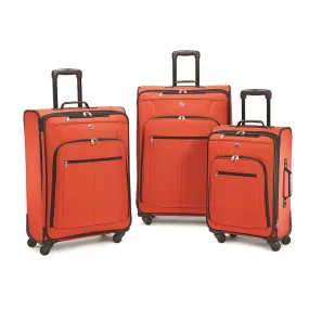 American Tourister Orange AT Pop Plus 3-Piece Spinner Set