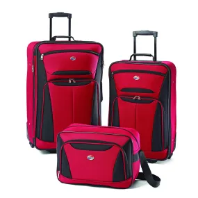 American Tourister Red/Black Fieldbrook2 Three-Piece Set