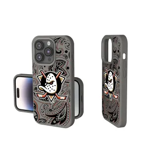 Anaheim Ducks Paisley Soft Touch Phone Case