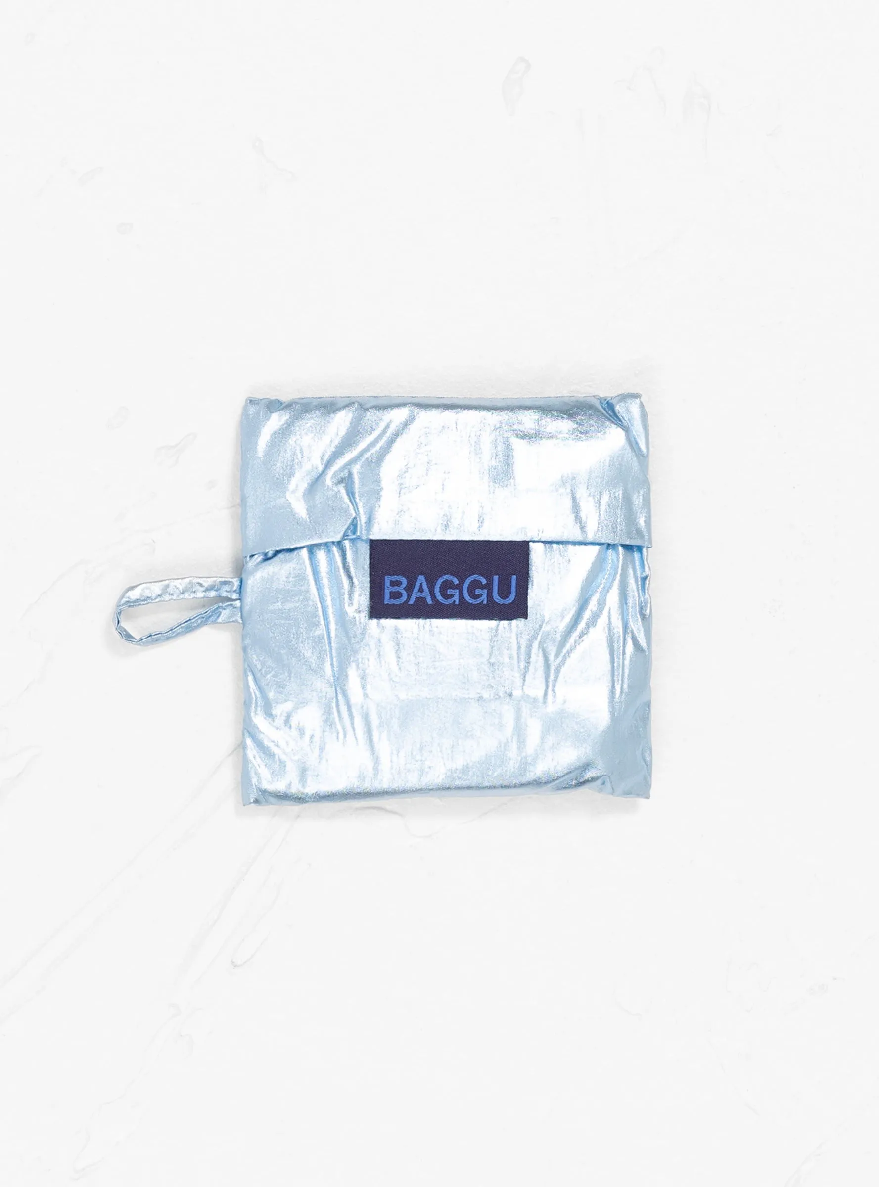 Baby Baggu Metallic Blue