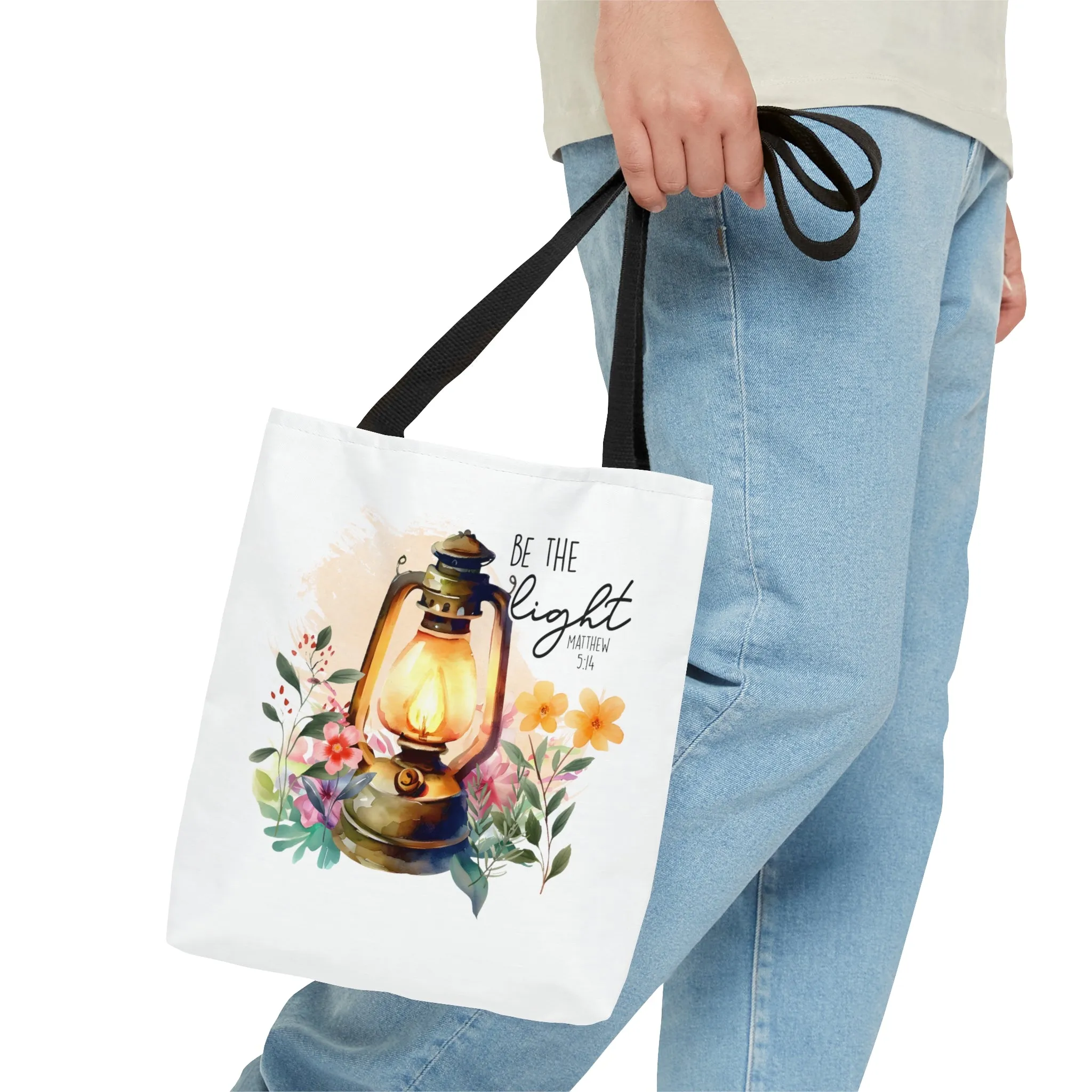 Be the Light Tote Bag, Christian Gifts