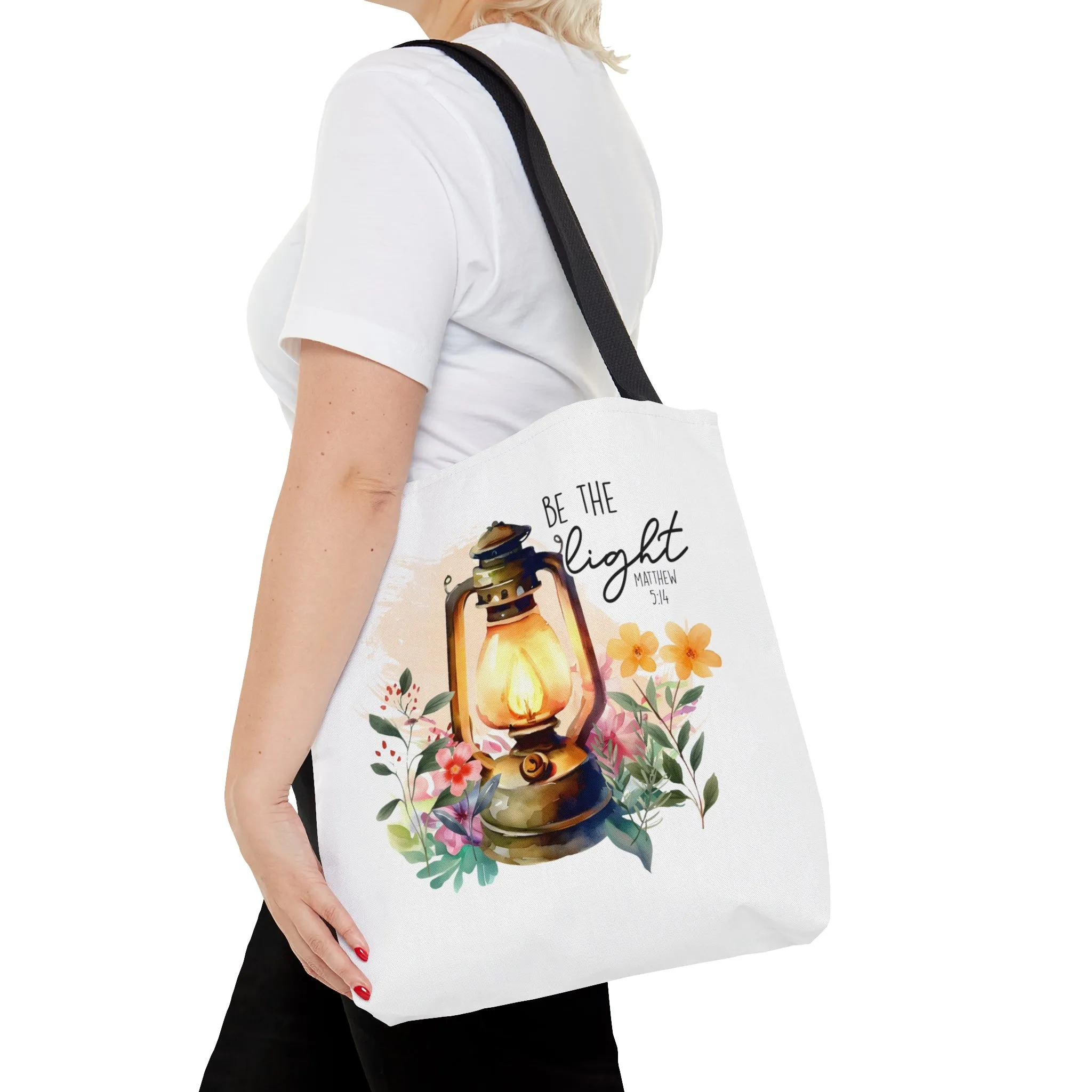 Be the Light Tote Bag, Christian Gifts