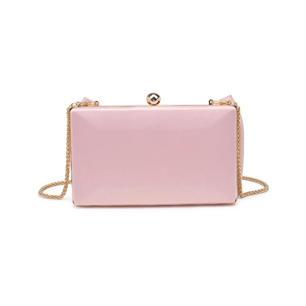 Belle Pink Bow Evening Bag