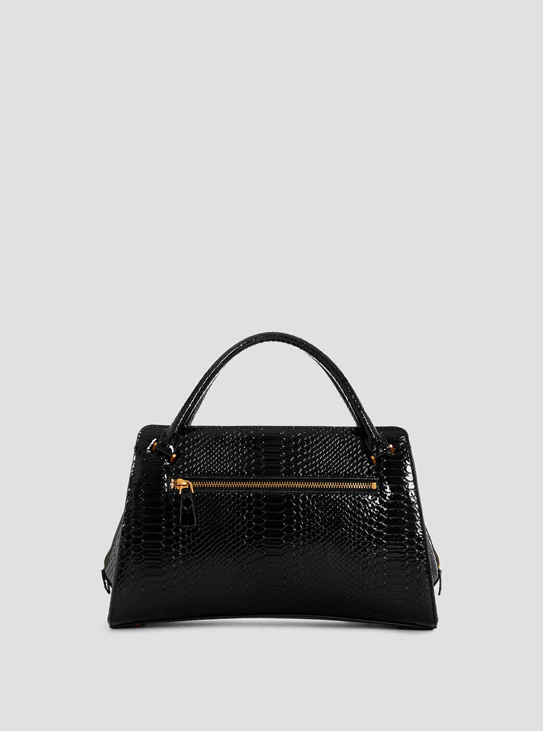 Black Annita Girlfriend Satchel Bag