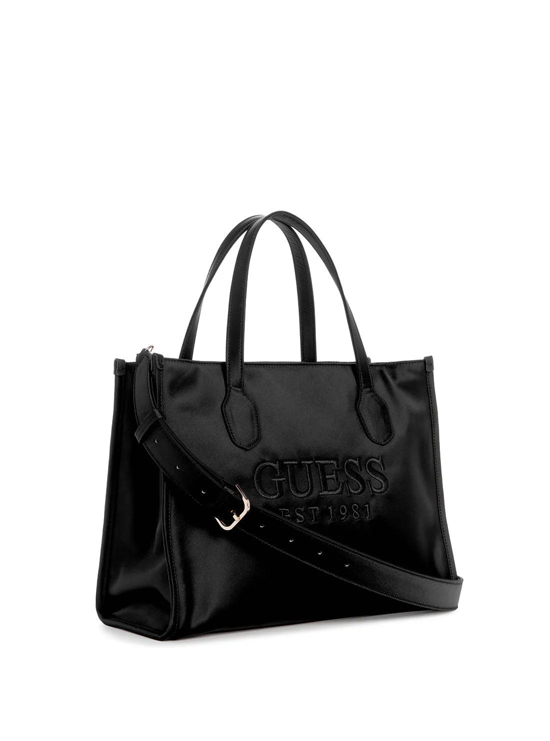 Black Silvana Tote Bag