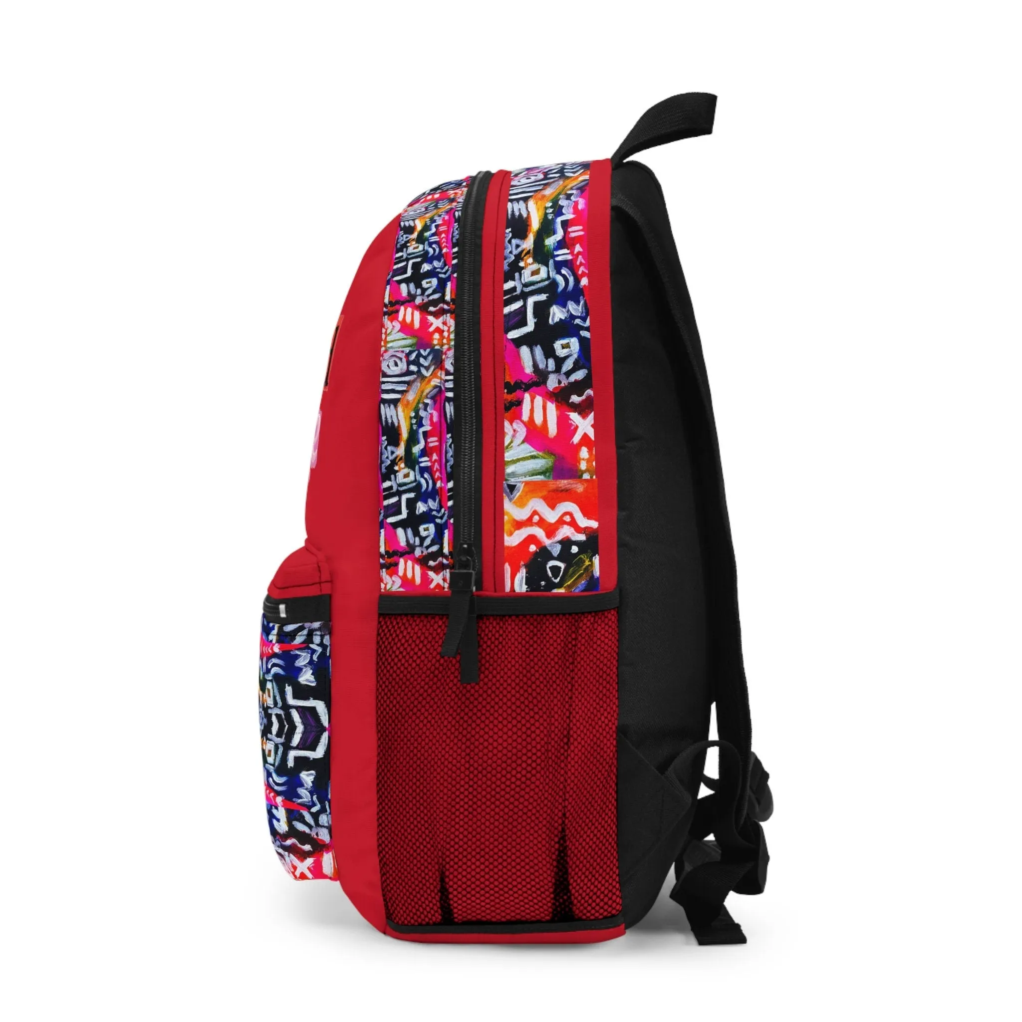 Bold Boho/Tribal Patterned Backpack, Lightweight, Waterproof with Adjustable Straps