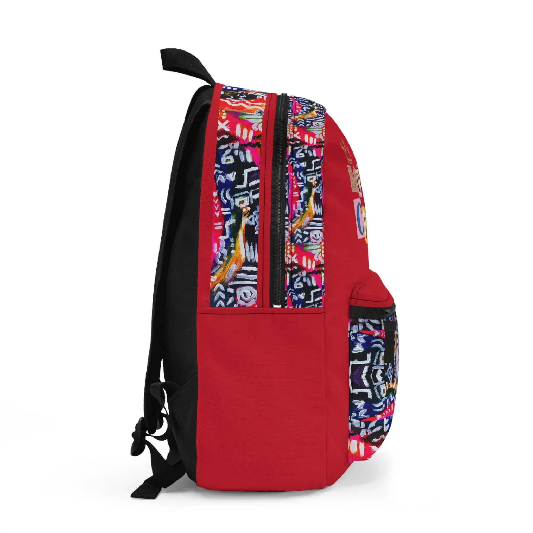 Bold Boho/Tribal Patterned Backpack, Lightweight, Waterproof with Adjustable Straps