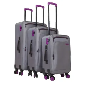 Bordlite 8 Wheel Eva Suitcase - Grey