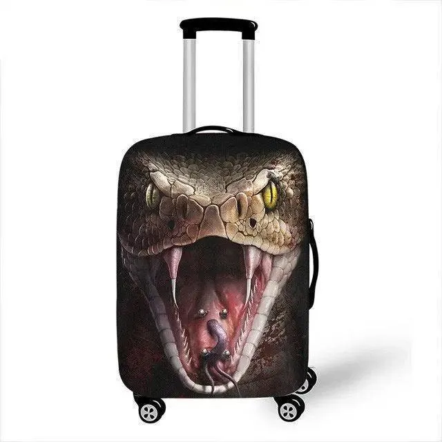 Chic Animal Print XL Luggage Protector - Your Ultimate Travel Defense