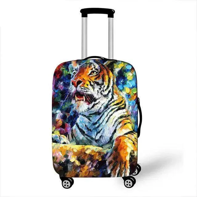 Chic Animal Print XL Luggage Protector - Your Ultimate Travel Defense