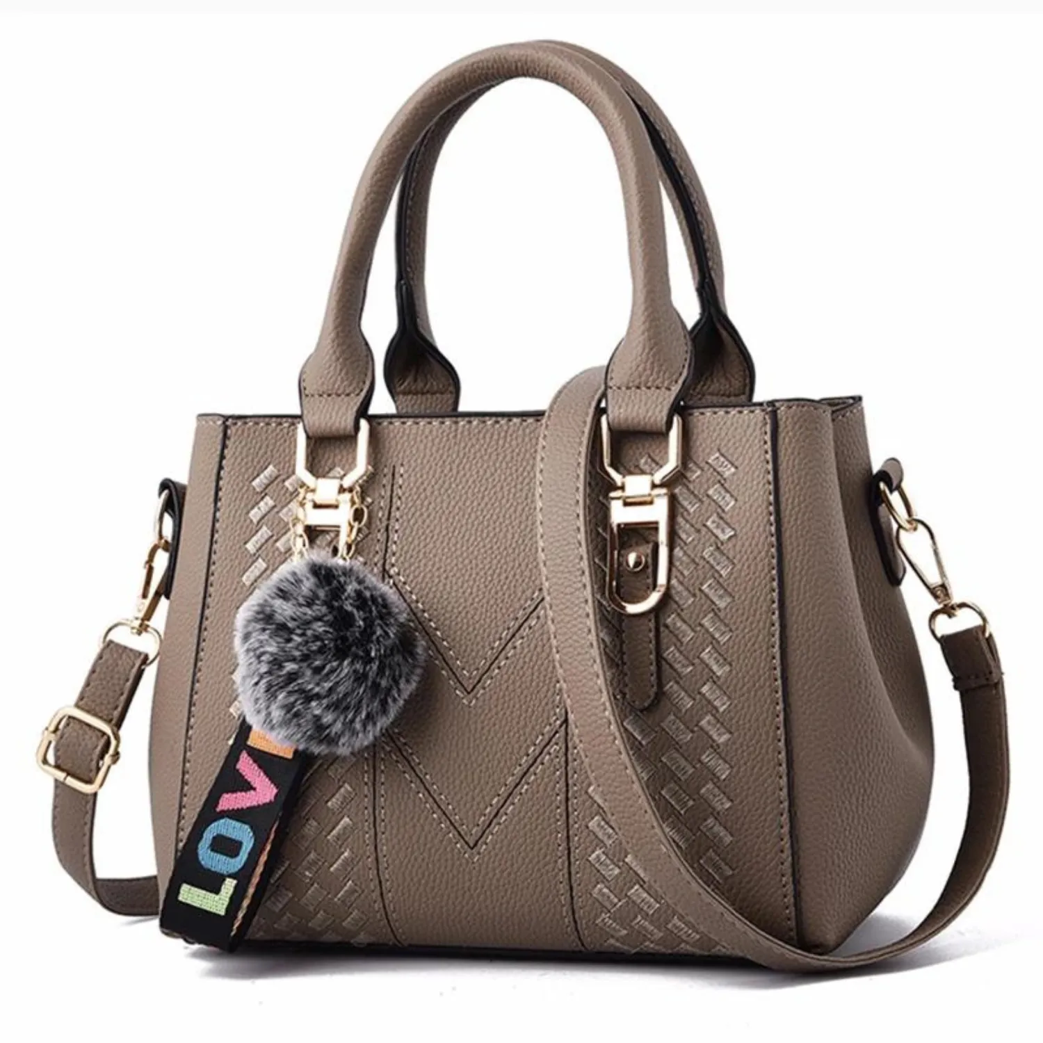 Chic Vintage PU Leather Tassel Handbag