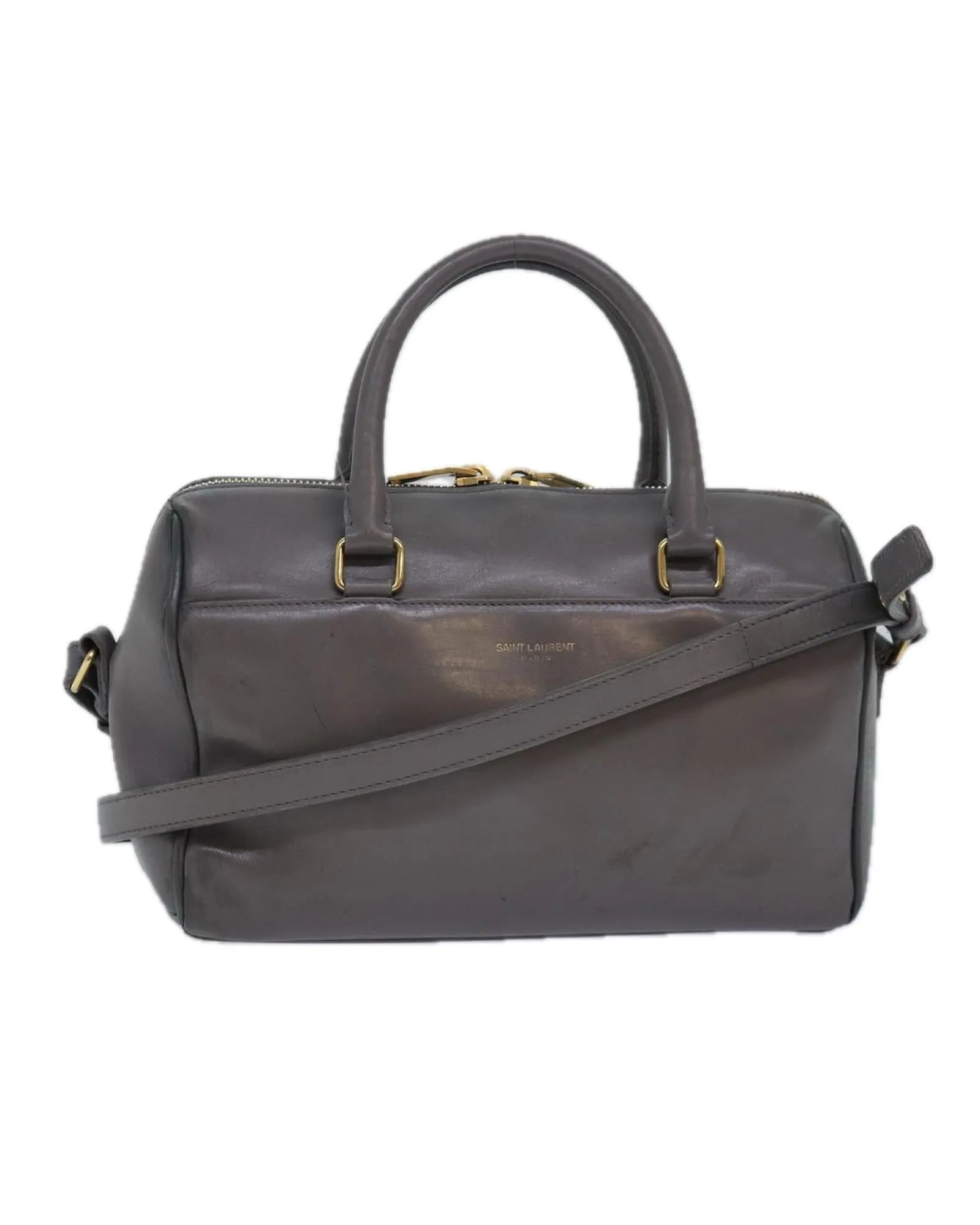 Classic Leather Baby Duffel 2-Way Hand Bag