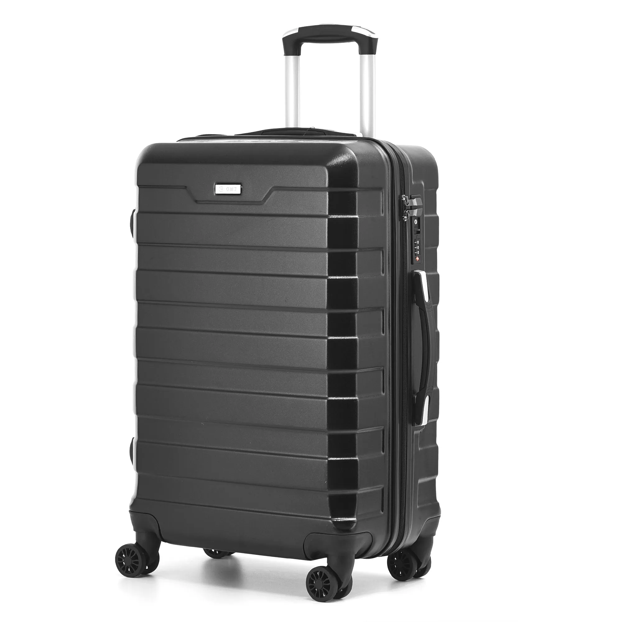 CMY Suitcase Large Size Hard Shell Lightweight 4 Dual Spinner Wheels Trolley Luggage Suitcase Hold Check in Luggage TSA Combination Lock