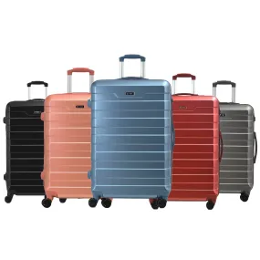 CMY Suitcase Large Size Hard Shell Lightweight 4 Dual Spinner Wheels Trolley Luggage Suitcase Hold Check in Luggage TSA Combination Lock