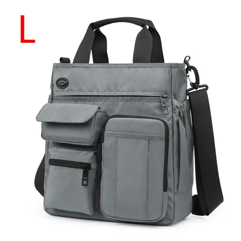 Compact Urban Messenger Bag with Waterproof Feature