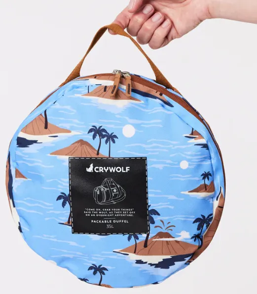 Crywolf Duffel Bag- Blue Lost Island