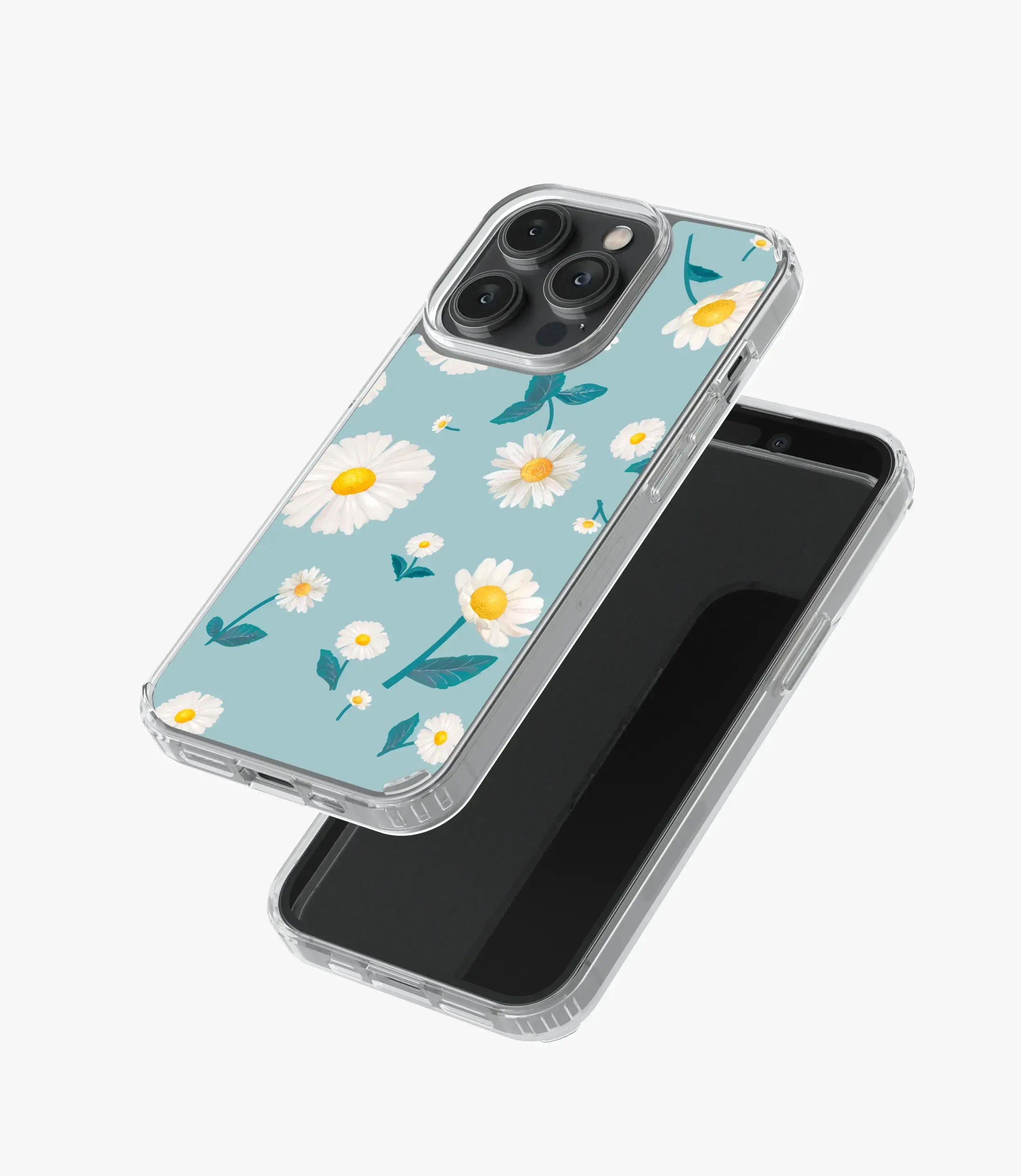 Daisy Pattern Floral Silicone Case