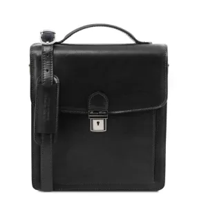 David - Leather Men's Crossbody Bag - Small size | TL141425