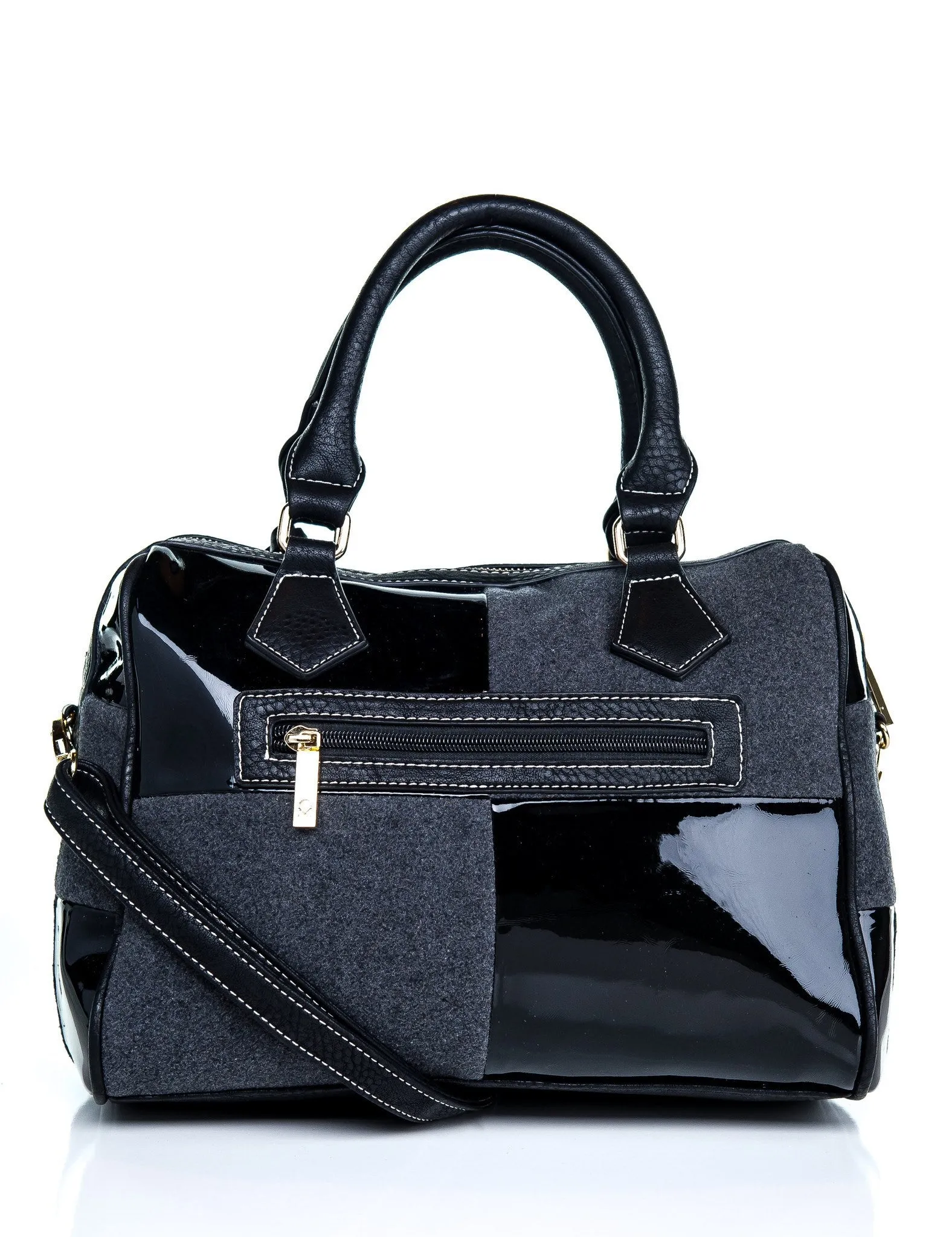 Edith Chessboard Satchel Bag