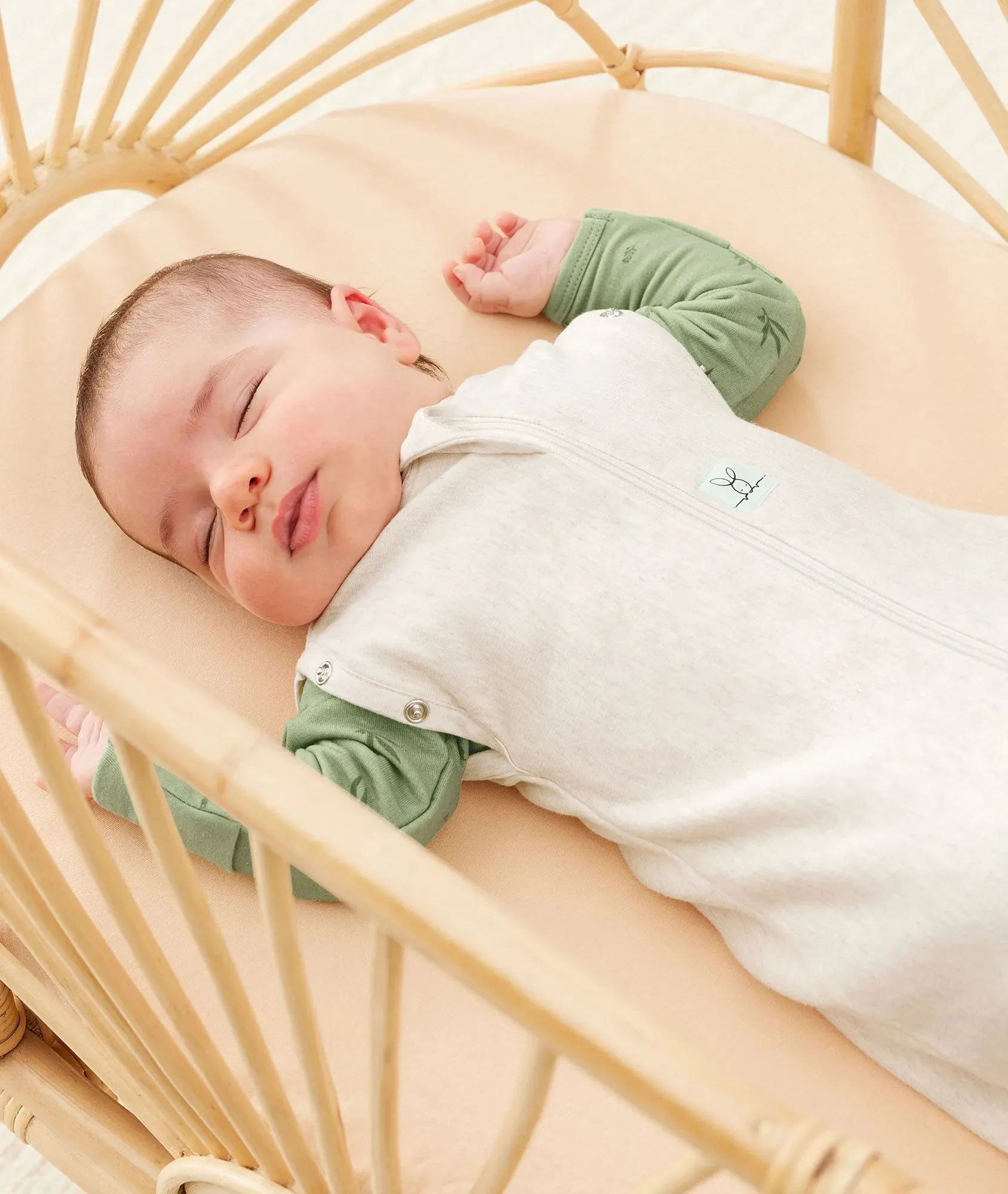 ErgoPouch Cocoon Swaddle Sack 0.2 TOG, Oatmeal Marle