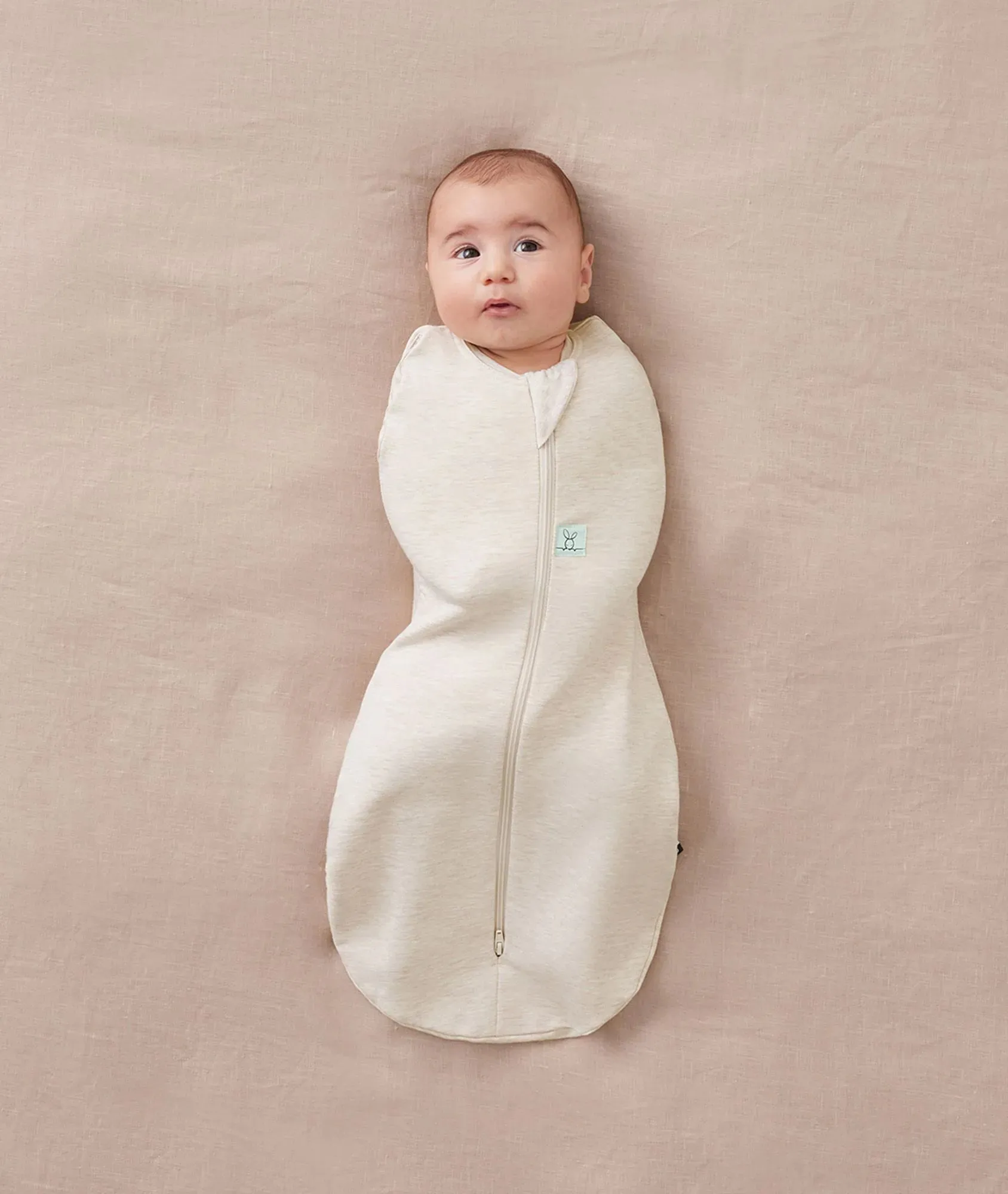 ErgoPouch Cocoon Swaddle Sack 0.2 TOG, Oatmeal Marle