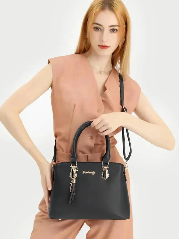 Fashionable Women's Single Shoulder Crossbody Bag - High-End Texture