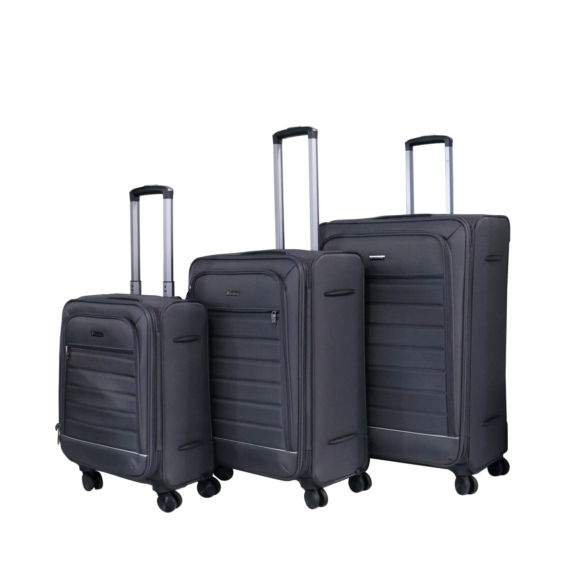 Gallen Softside Trolley Set of 3 - Grey