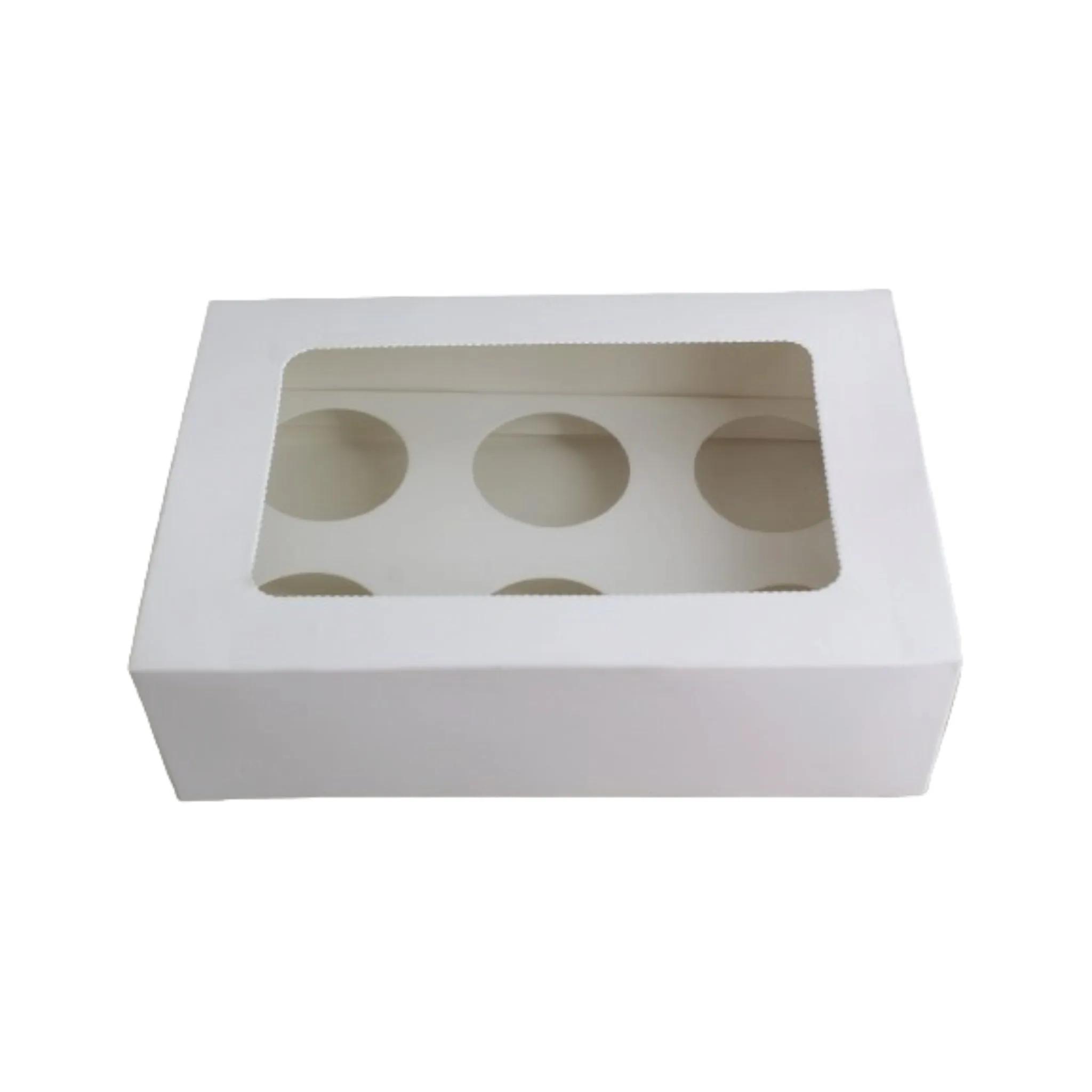 Gift Paper Cupcake Muffin Box 6-Division 25x17x8cm