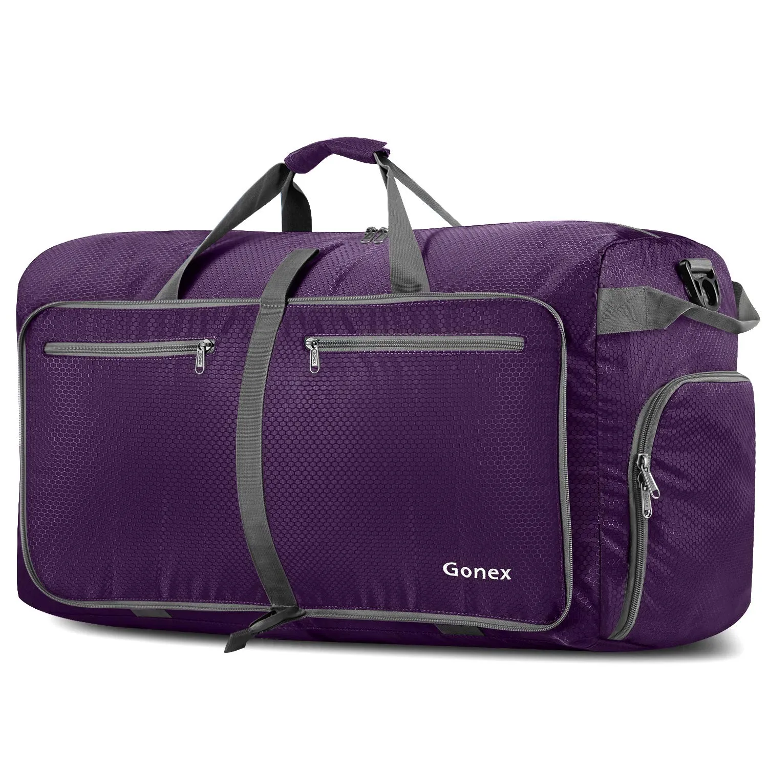 Gonex 60L Collapsible Duffel Bag with Shoes Compartment