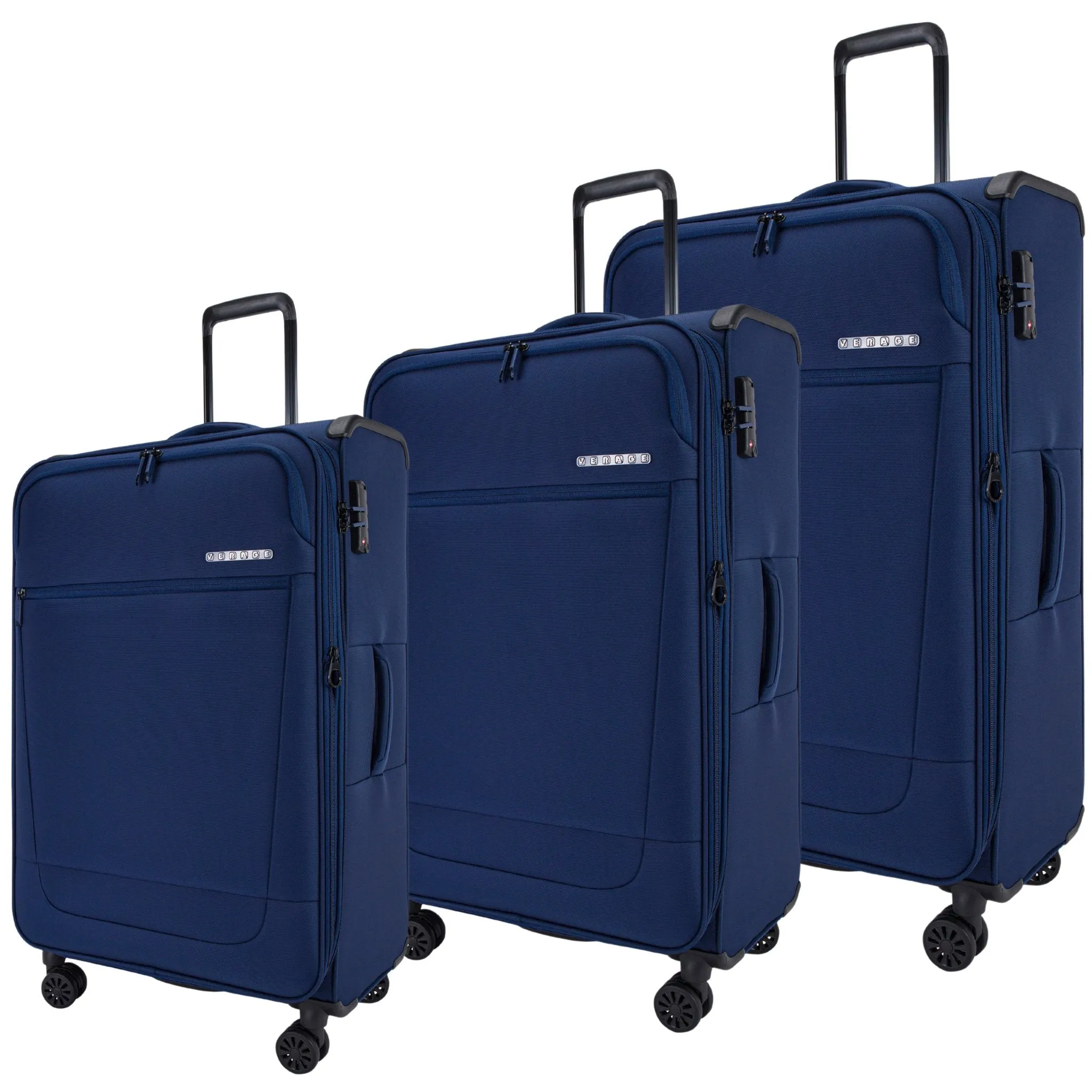 Greenwich Softcase Trolley Set Of 3 Grey