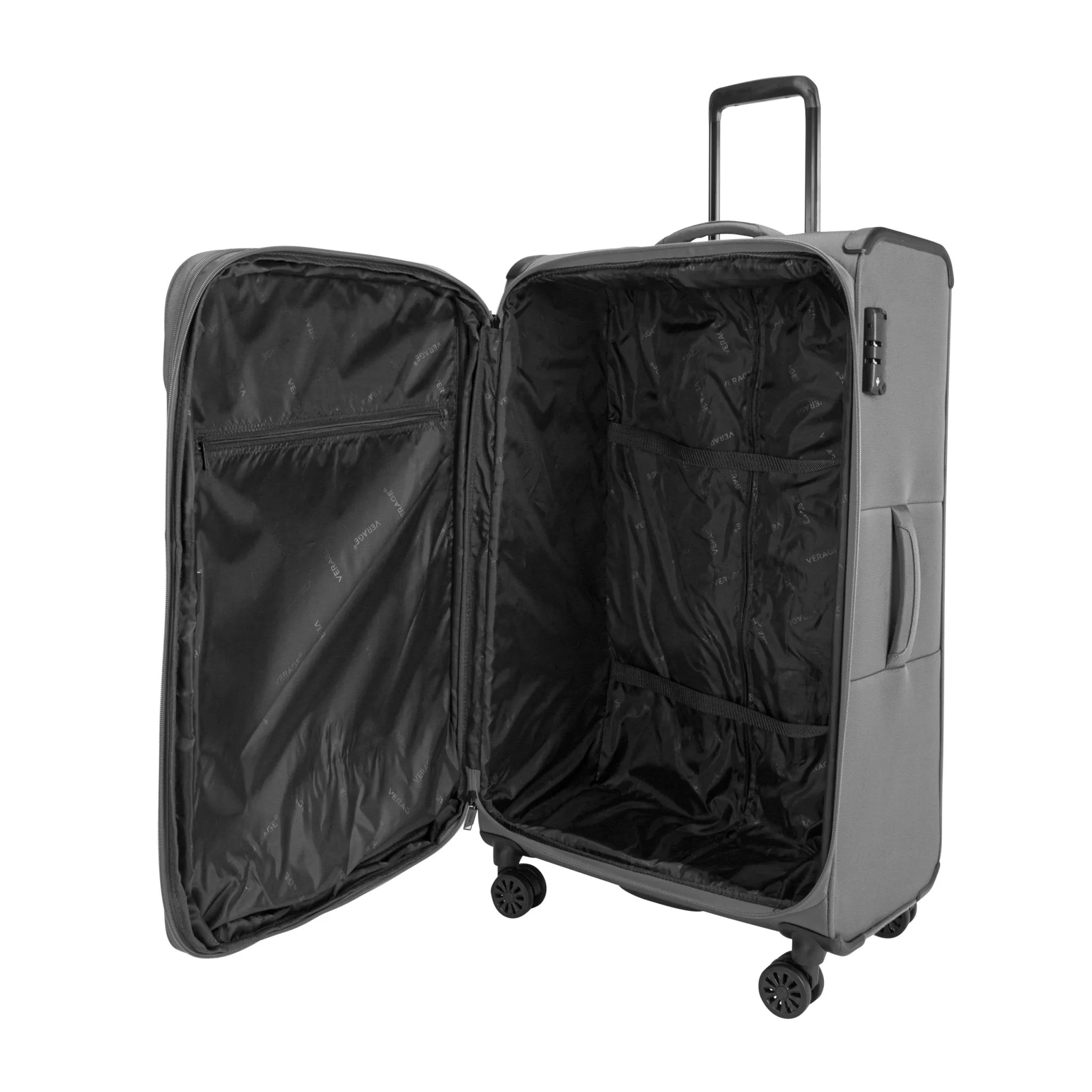 Greenwich Softcase Trolley Set Of 3 Grey