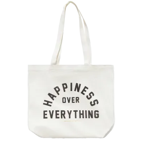 Happiness Canvas Tote