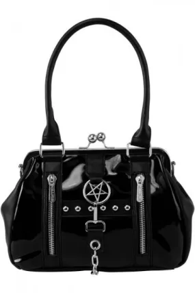 Hear Me Hiss Handbag - Black -