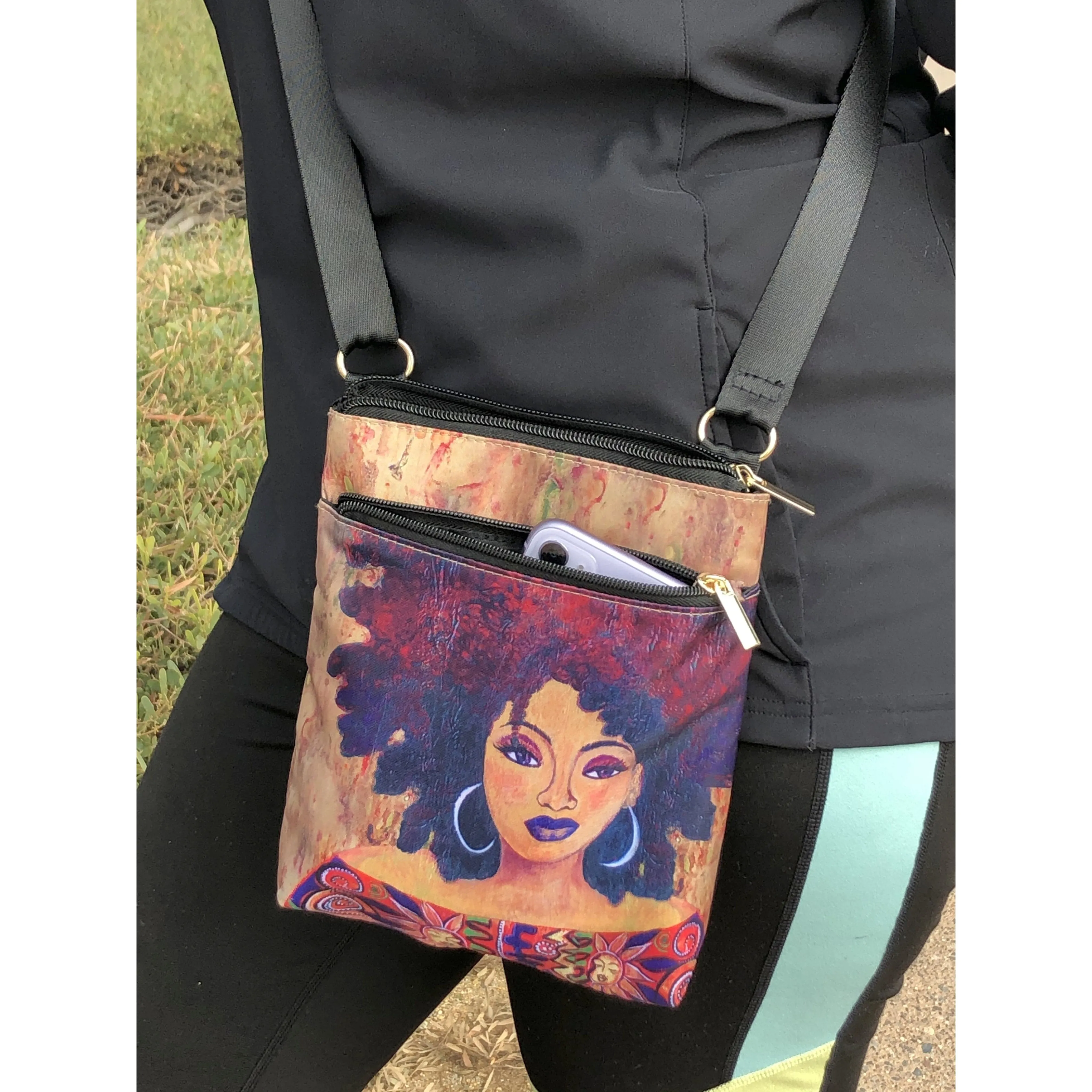 I am Marvelously Made Crossbody Travel Purse