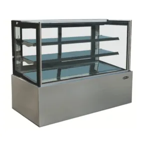 Kool-It KBF-36 36" Refrigerated Flat Glass Display Case