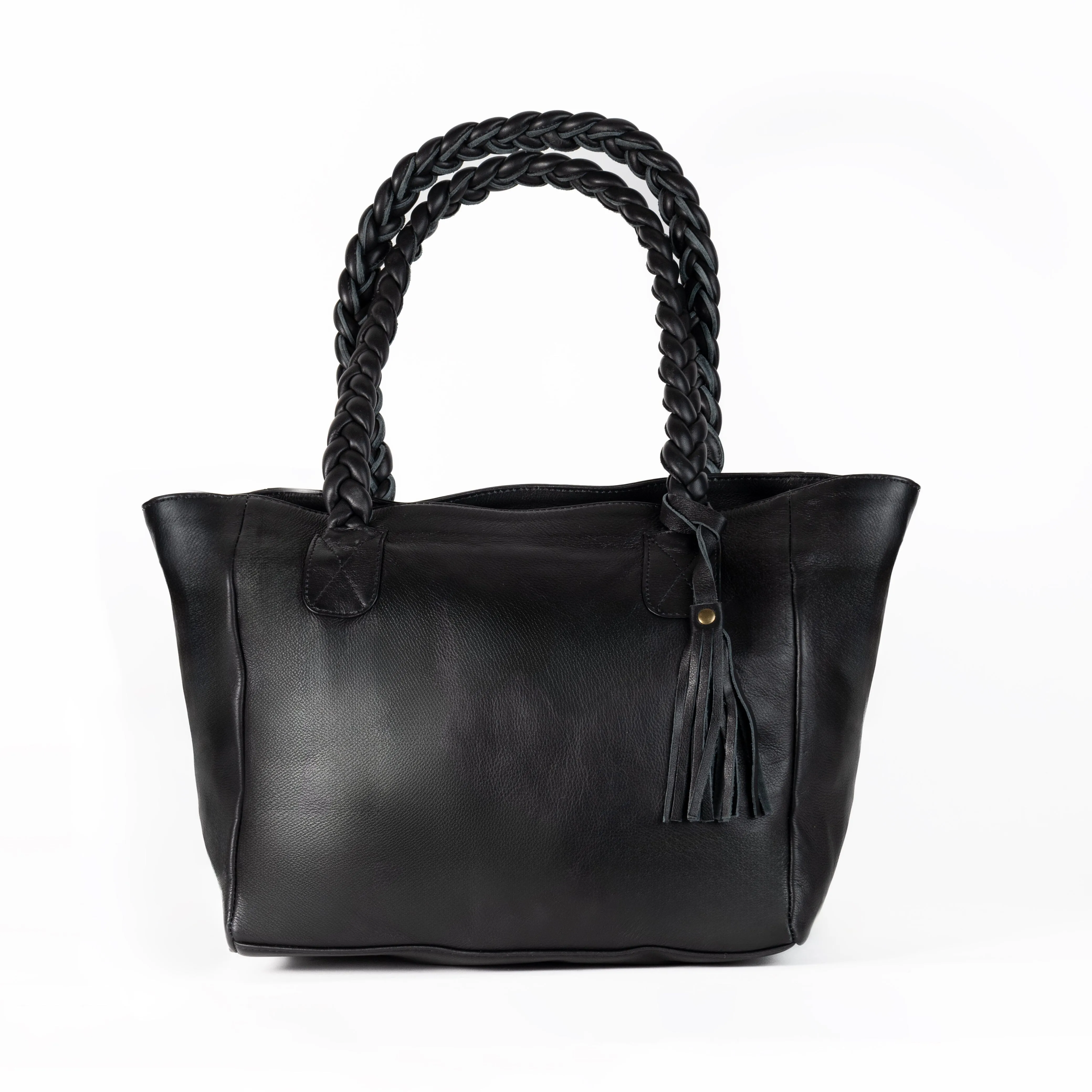 Leather Giddy Goat Tote