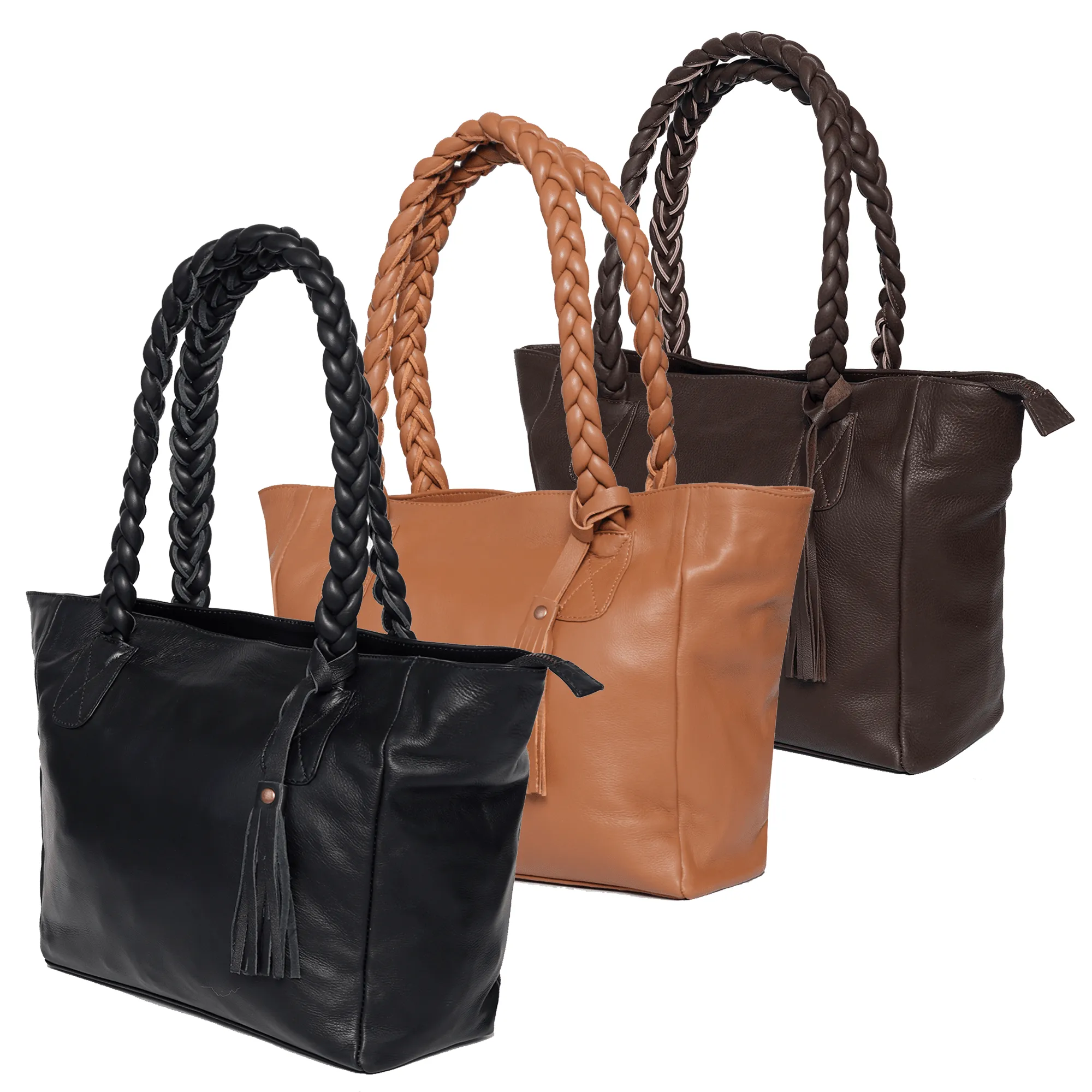 Leather Giddy Goat Tote