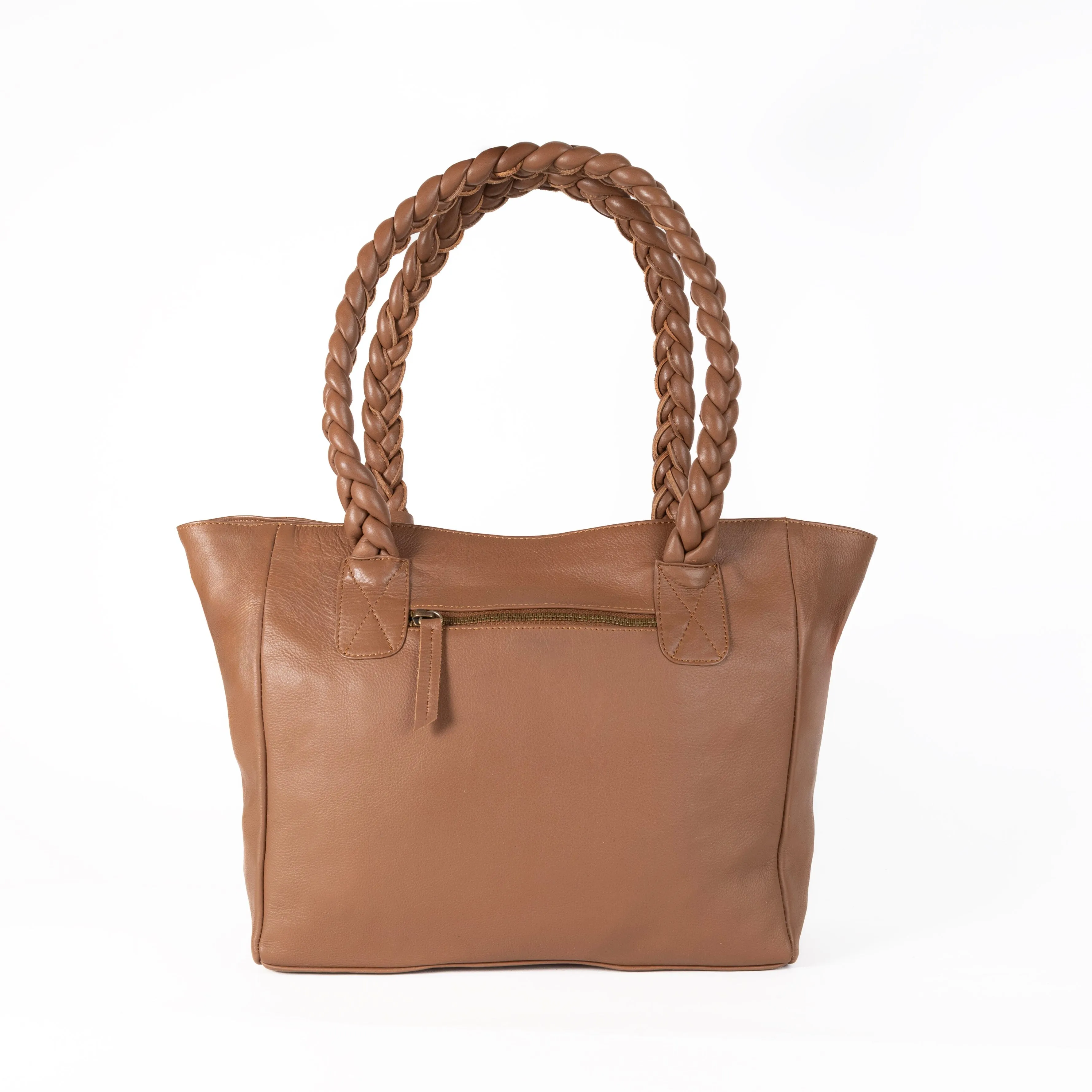 Leather Giddy Goat Tote