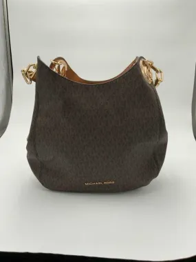 Lillie Large Faux Pebbled Leather Shoulder Bag