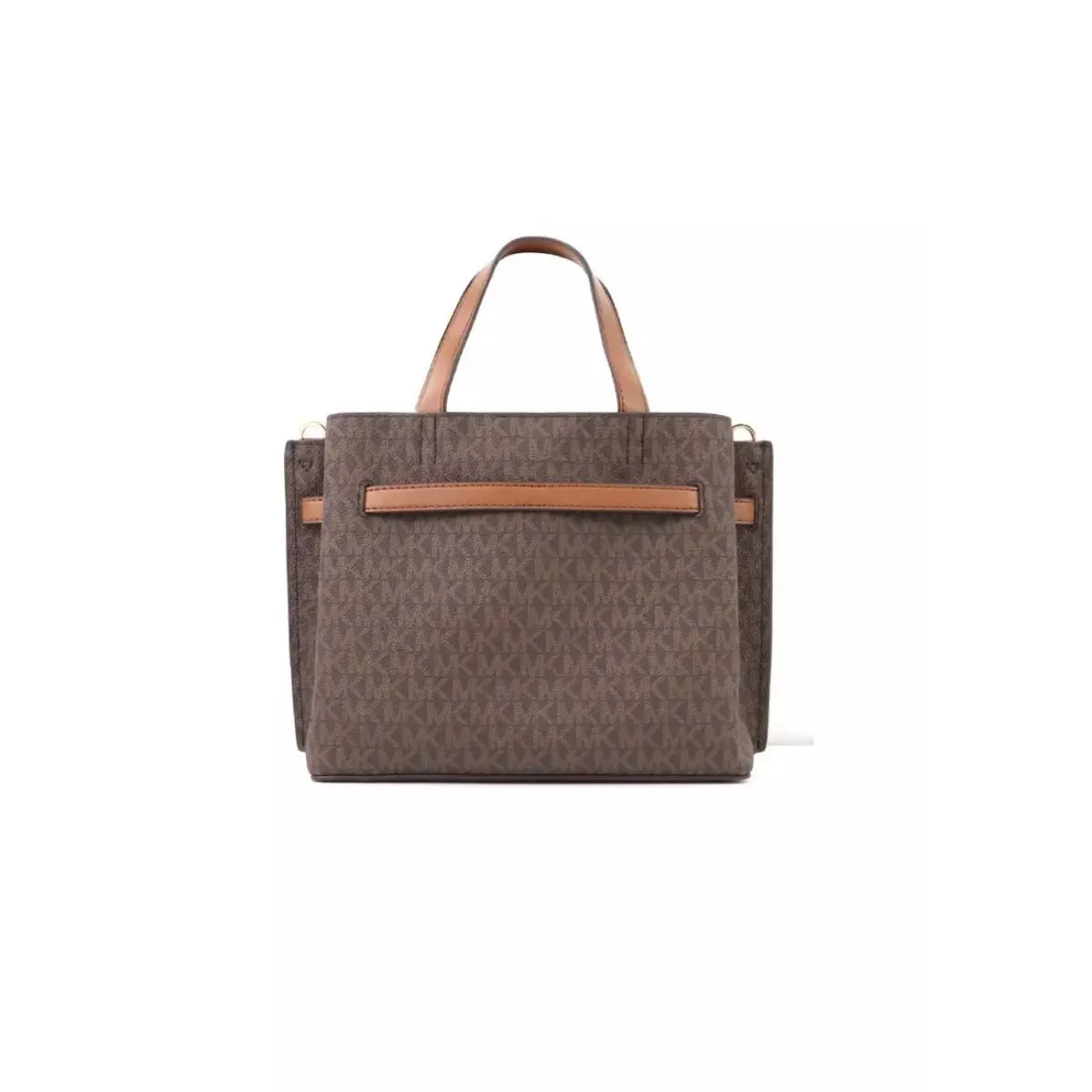 Michael Kors Emilia Small Logo Satchel In Brown - 35H0GU5S1B