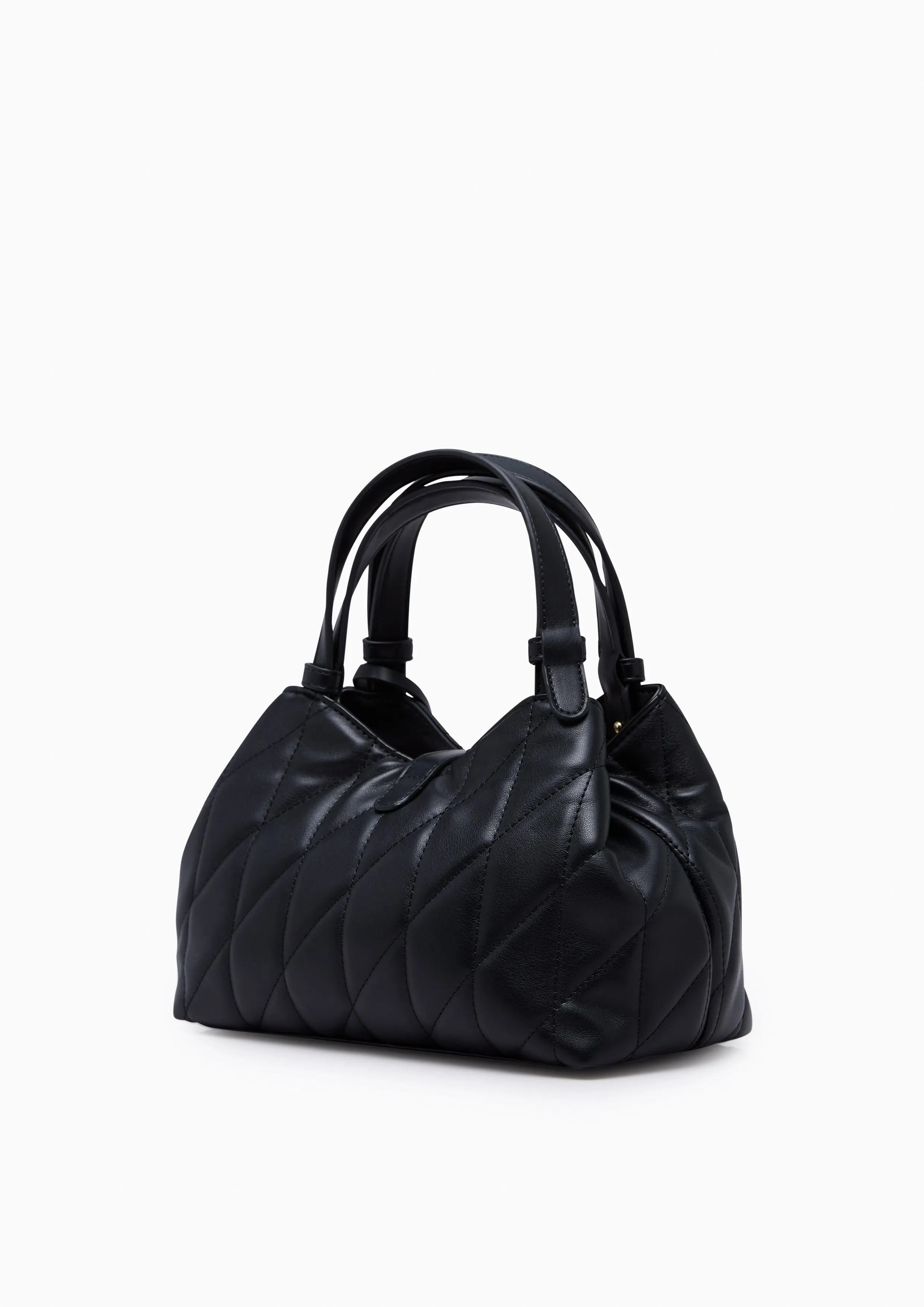 Monica Inf Quilted Tote S Black