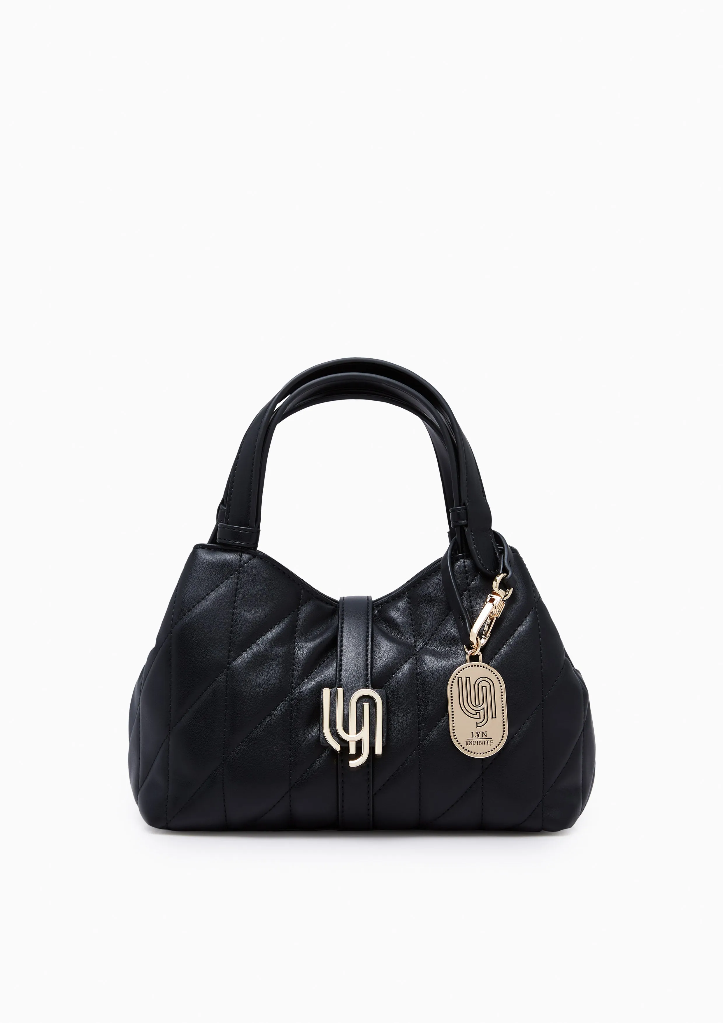 Monica Inf Quilted Tote S Black