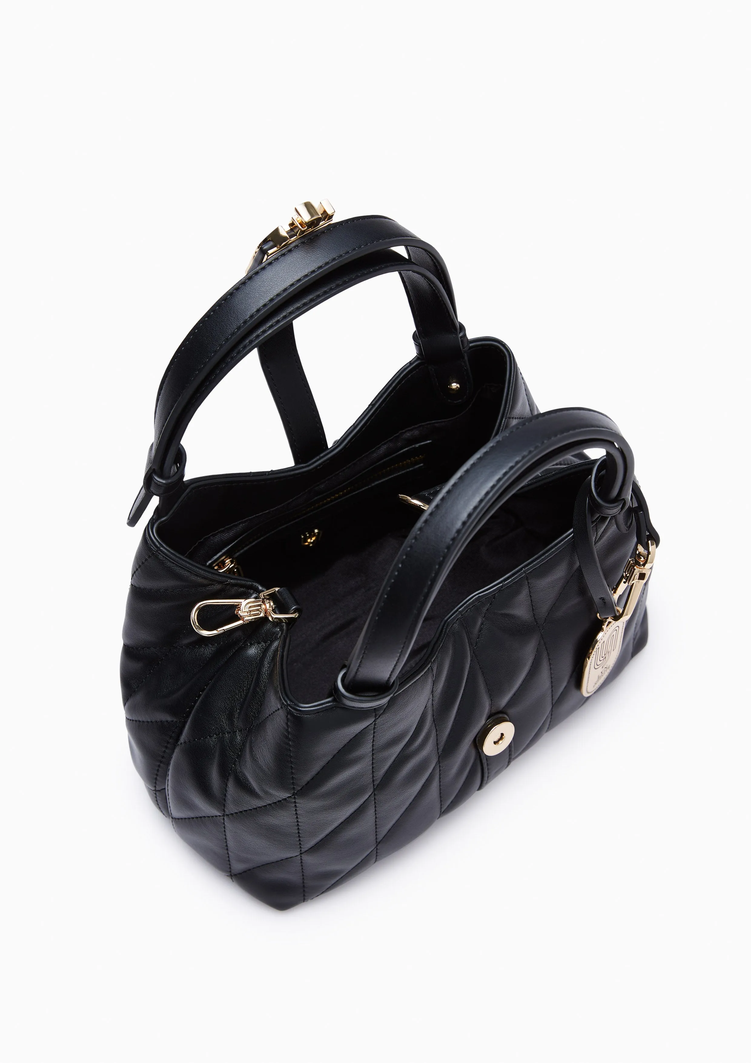 Monica Inf Quilted Tote S Black