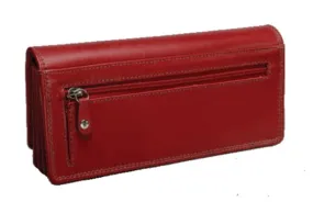 Monroe Nappa Leather Ladies 24CC Purse | Red