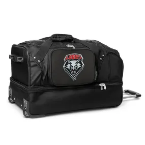 New Mexico Lobos 27" Black Rolling Drop Bottom Duffel