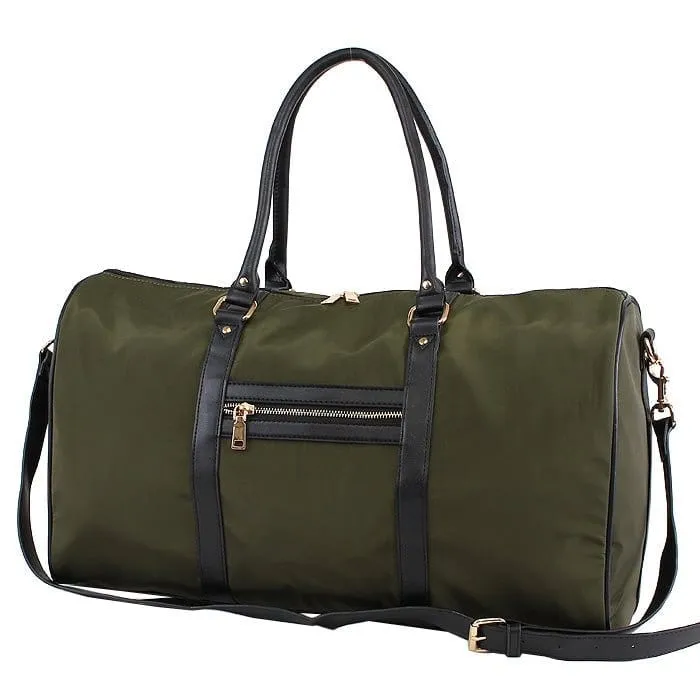 NP775 Nylon Fabric Round Large Duffel Bag